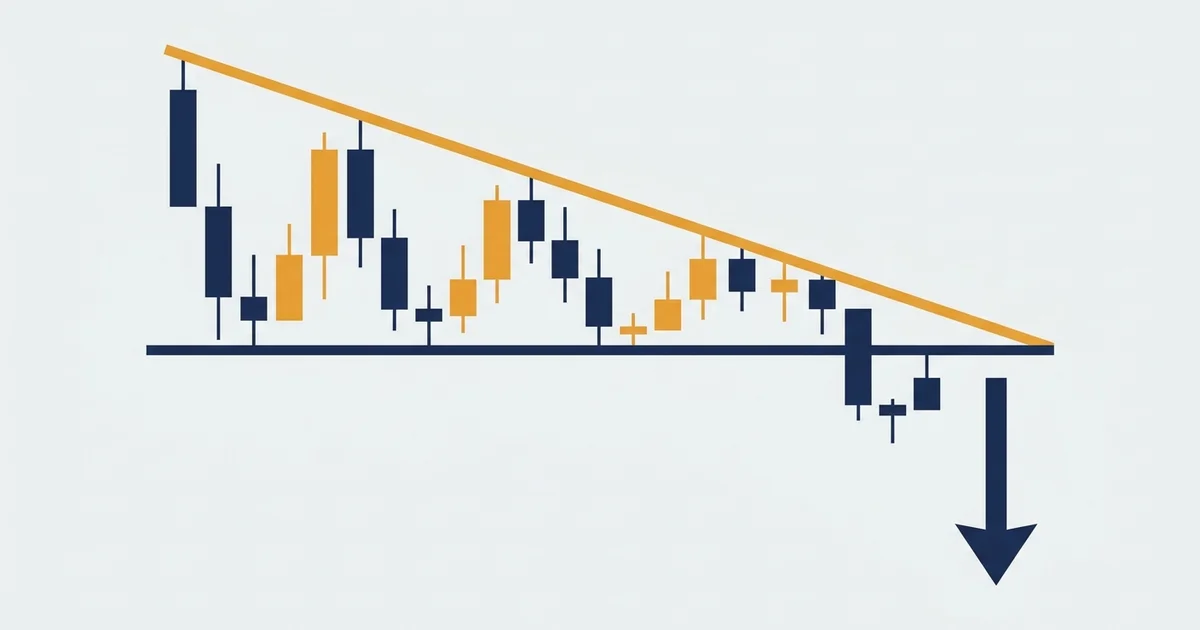 Descending Triangle Pattern: Trade the Break Below the Floor