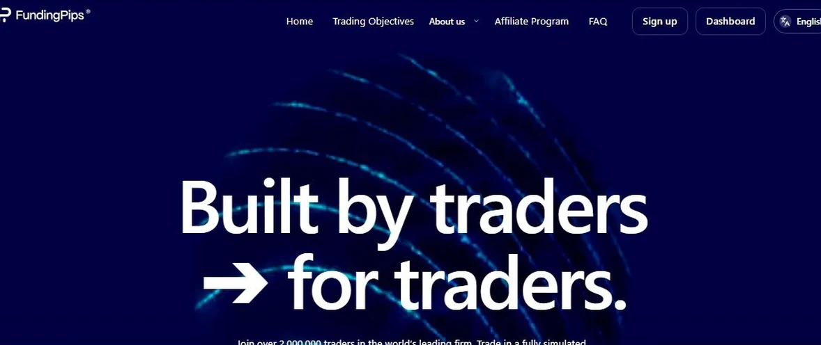 FundingPips trading platform interface