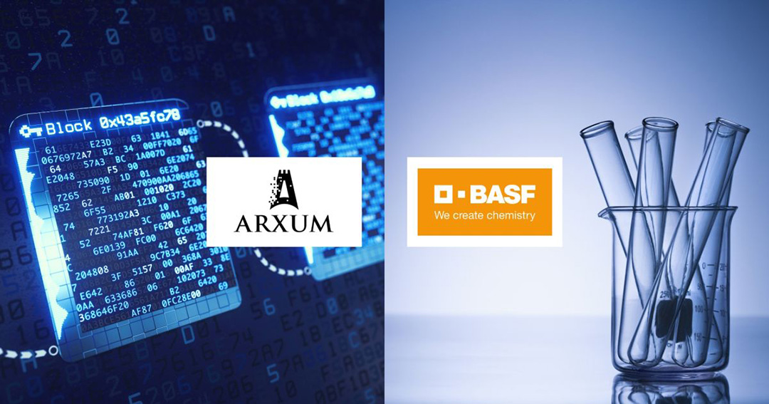 BASF and ARXUM cooperate a nd introduce blockchain technology to ensure data integrity